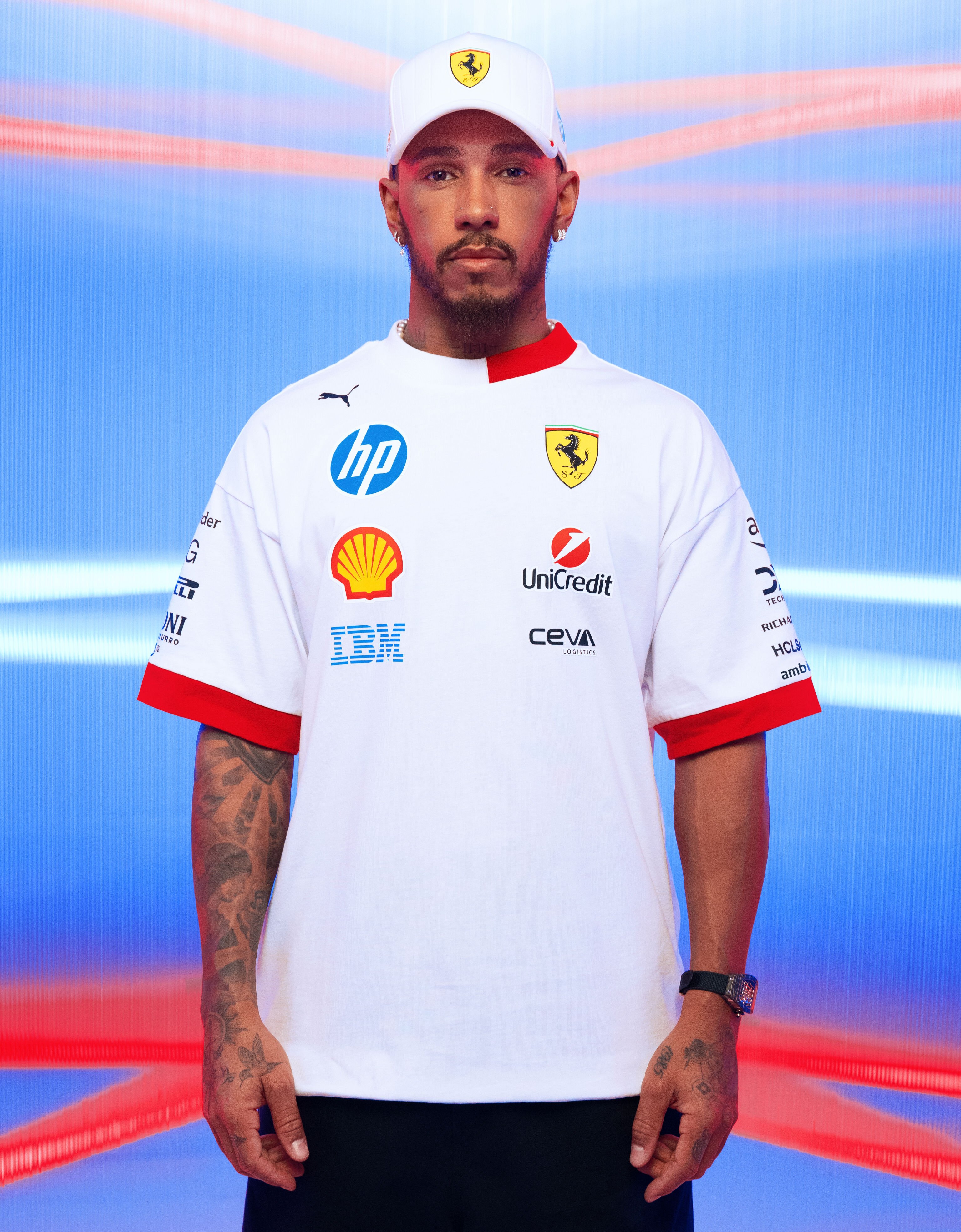 Ferrari Puma for Scuderia Ferrari HP Miami Special Edition T-shirt Optical White LA055f
