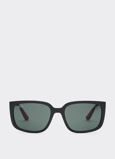 Ferrari Ray-Ban for Scuderia Ferrari RB4443M in black PEEK with dark green lens Black Matt F1516f