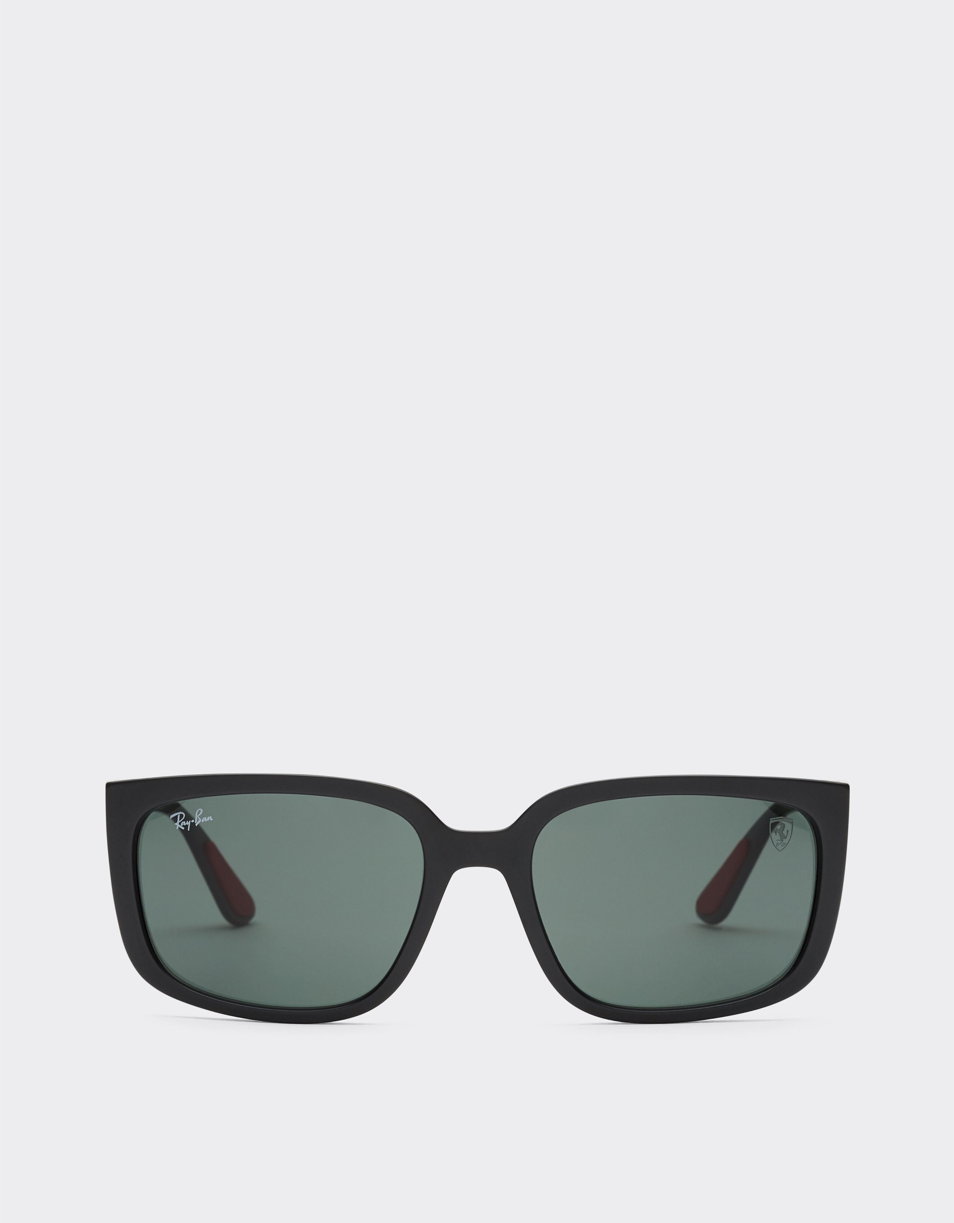 Ferrari Ray-Ban for Scuderia Ferrari RB4443M in black PEEK with dark green lens Black Matt F1516f