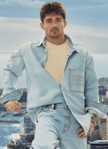 Camisa vaquera Ferrari x Charles Leclerc Ferrari Camisa vaquera Ferrari x Charles Leclerc Denim claro 22265f