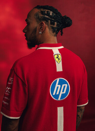 Ferrari Puma for Scuderia Ferrari HP Shanghai Special Edition polo shirt Red LA04Jf