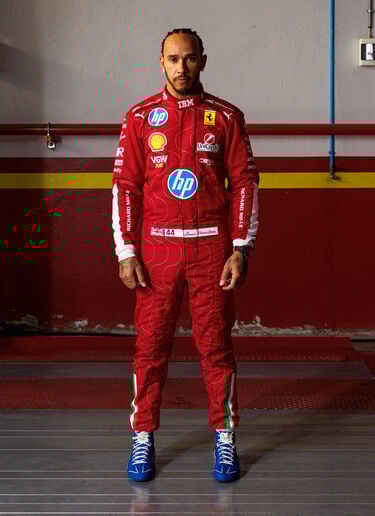 Puma for Scuderia Ferrari HP Lewis Hamilton Monza 2025 racing suit Ferrari Puma for Scuderia Ferrari HP Lewis Hamilton Monza 2025 racing suit Red LA0CPf