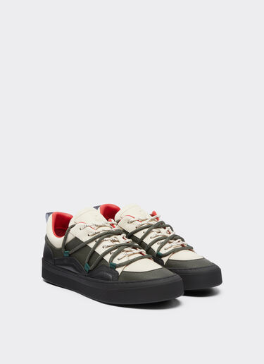 Ferrari Scarpa sneaker in pelle Army 21288f