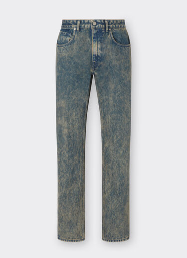 Ferrari Jeans with marble-effect dye Dark Denim 48044f