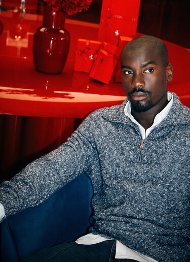 Cashmere and silk knit Ferrari Cashmere and silk knit Ultramarine 49906f