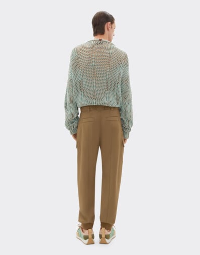 Ferrari Technical cotton cargo trousers Khaki Green 50354f