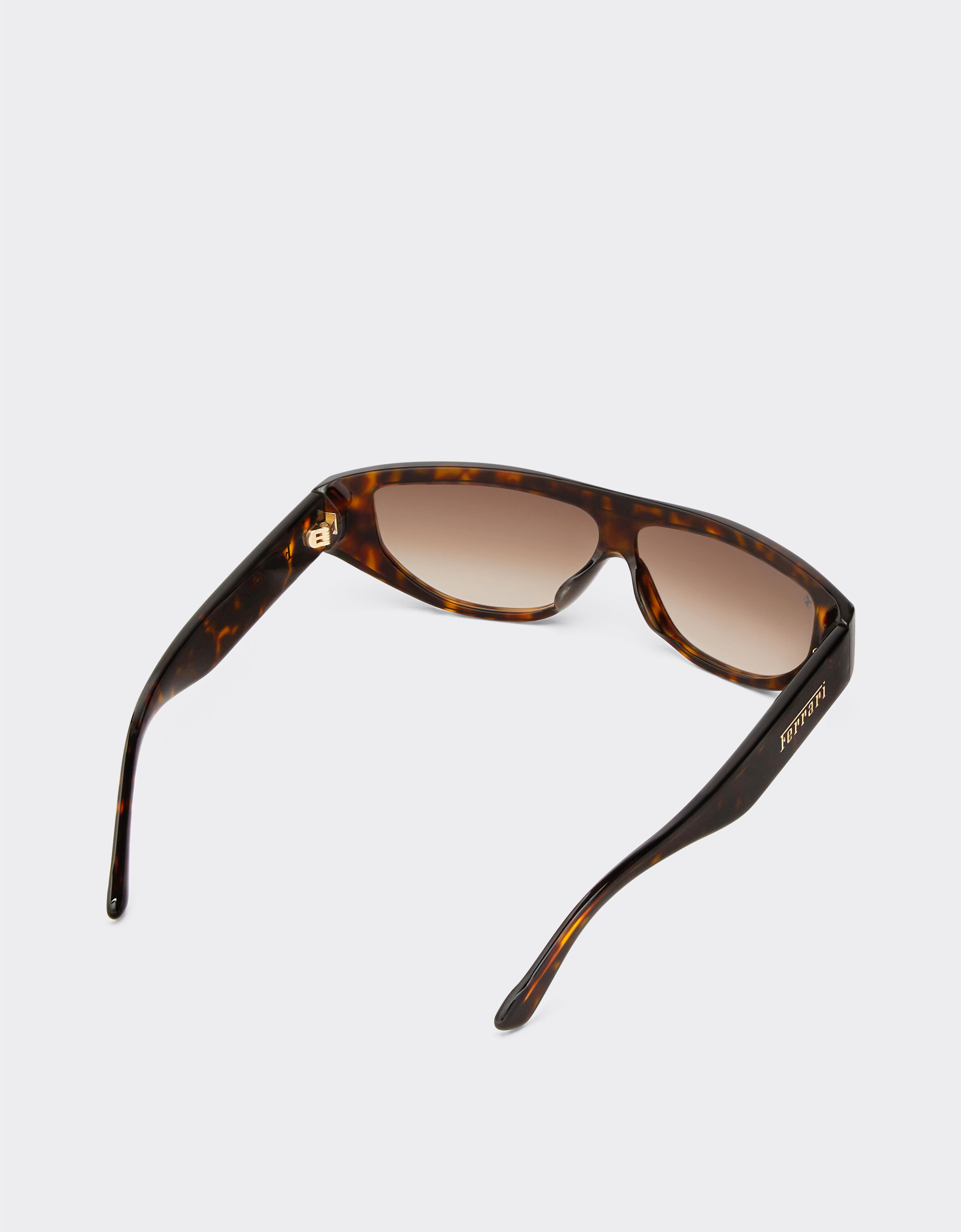 Ferrari Ferrari sunglasses in havana acetate with gradient brown lenses Tortoiseshell F1267f