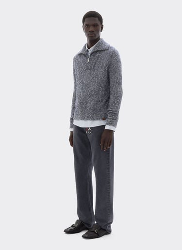 Ferrari Cashmere and silk knit Ultramarine 49906f