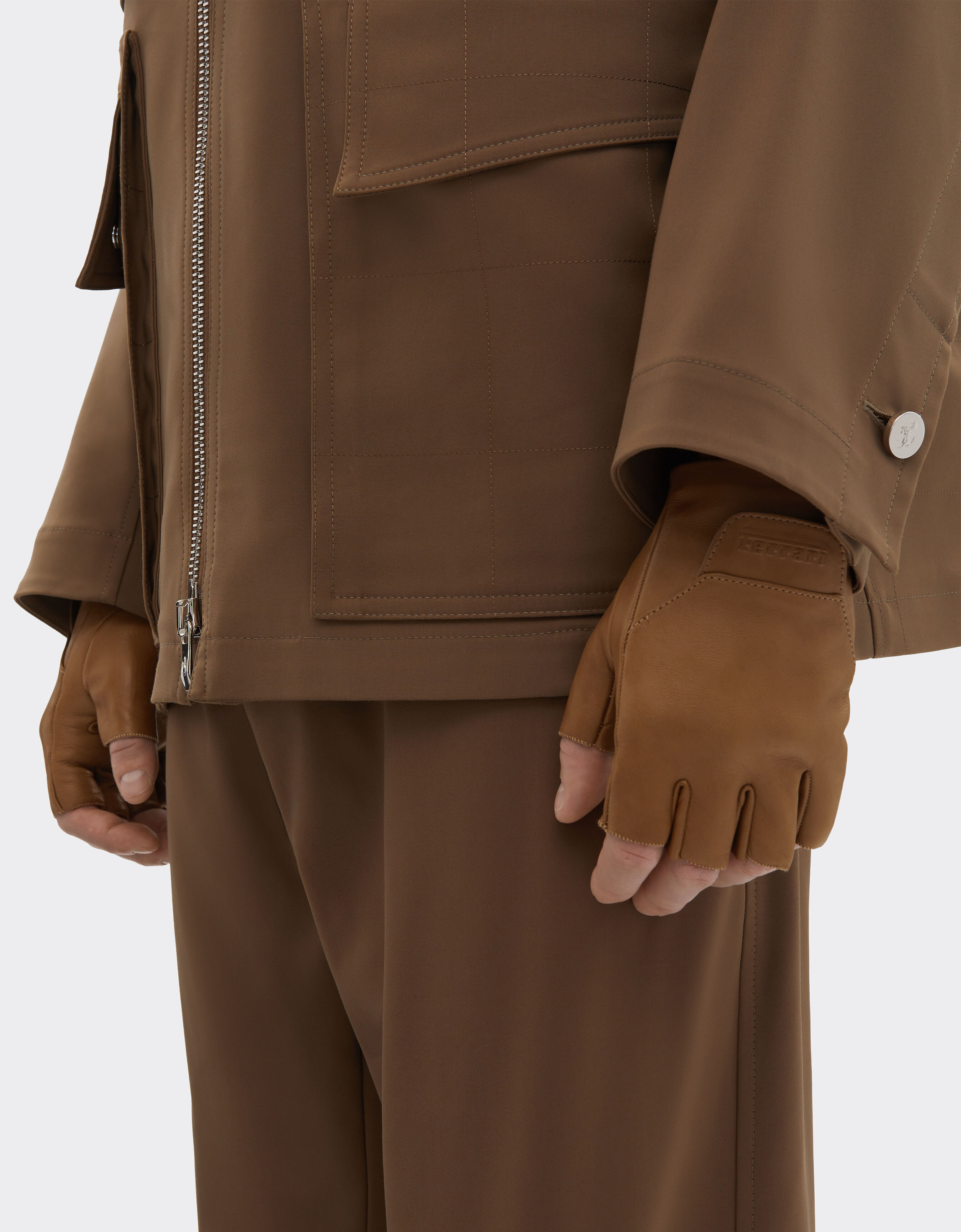 Ferrari gants nappa sans doigts Jute 49850f