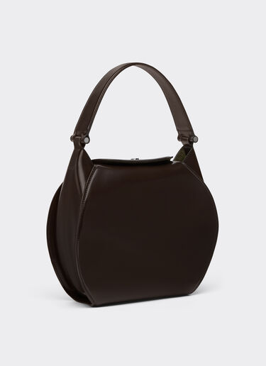 Ferrari La Ferrari Dino Hobo Bag Dark Brown 21684f