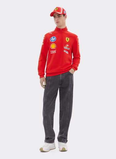 Ferrari Replica 2026 Puma for Scuderia Ferrari HP Half Zip Sweatshirt Red LA0H9f