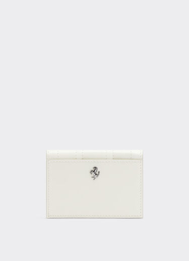 Ferrari GT Ferrari bifold wallet in brushed leather Ivory 21422f