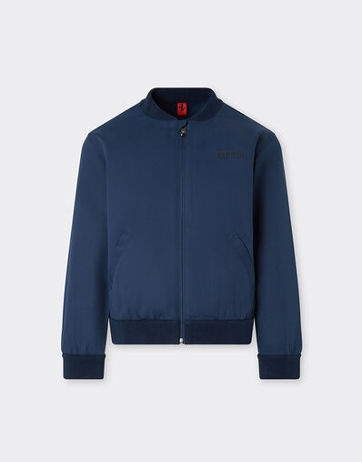 Ferrari Bomber jacket in cotton gabardine Navy 22333fK