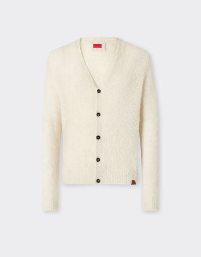 Ferrari Cashmere and silk cardigan Oat 49904f