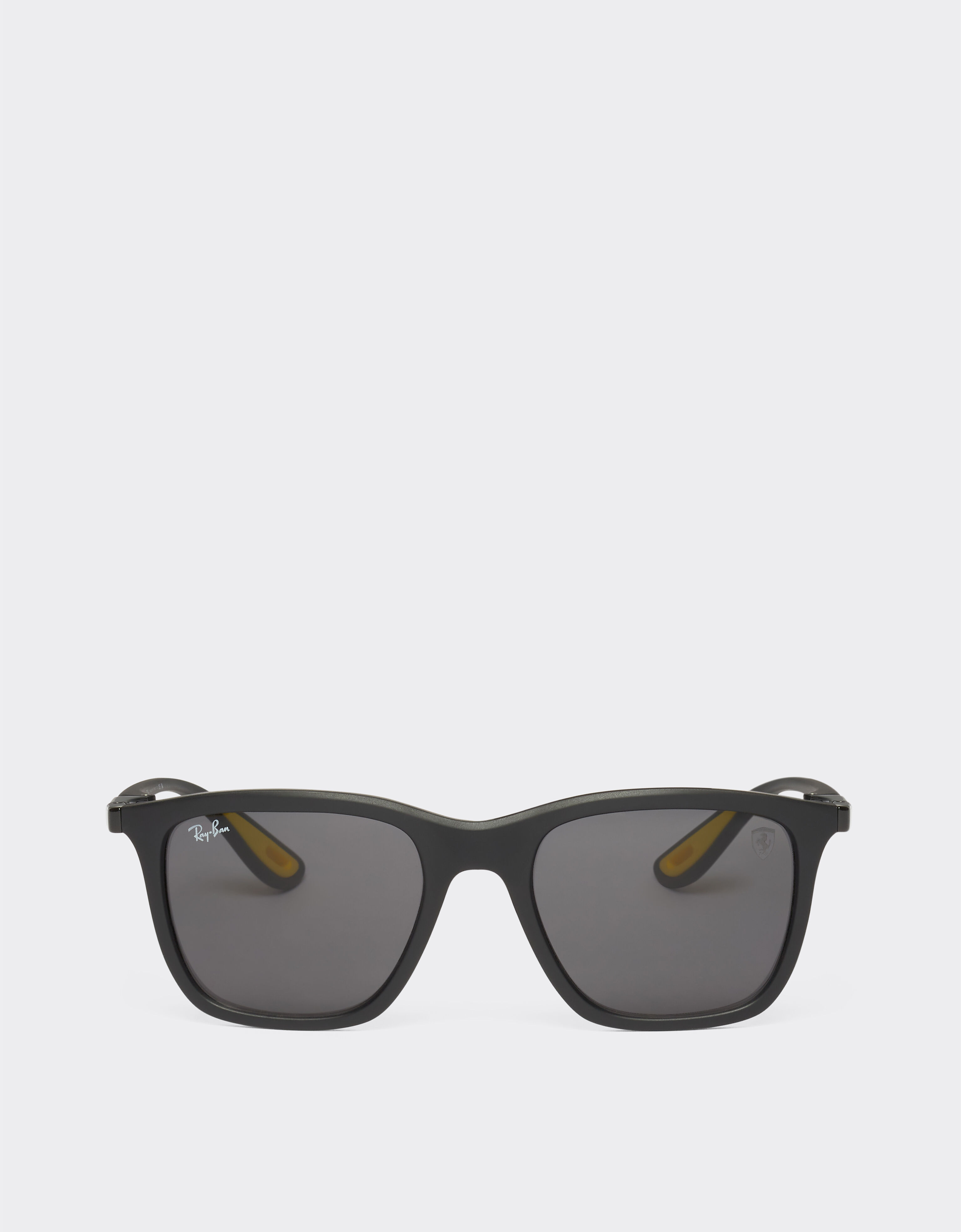 Ferrari Ray-Ban for Scuderia Ferrari 0RB4433M black sunglasses with dark grey lenses Black Matt F1257f