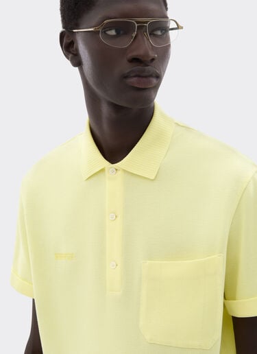 Polo de jersey Ferrari Polo de jersey Amarillo Iris 49937f