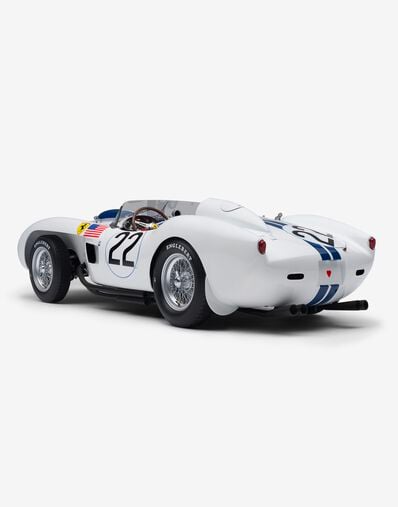 Ferrari Miniatura Ferrari 250 TR 1958 Lucybelle II Le Mans a escala 1:8 MULTICOLOR L4061f