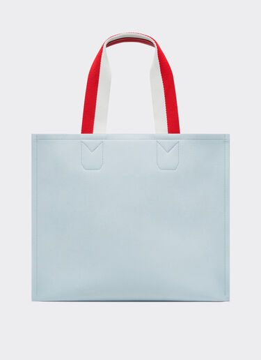 Ferrari Ferrari x Charles Leclerc canvas tote bag Steel Blue 49151f
