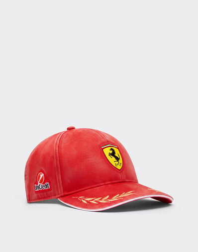 Ferrari Leclerc Replica Baseball Cap for the 2026 Monza Grand Prix Rosso LA0CP1136EXT0001f