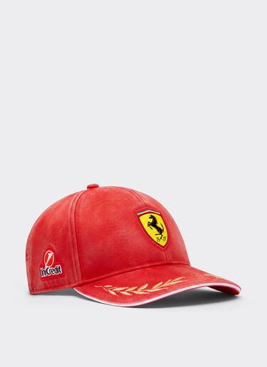 Leclerc Replica Baseball Cap for the 2026 Monza Grand Prix Ferrari Leclerc Replica Baseball Cap for the 2026 Monza Grand Prix Rosso LA0CP1136EXT0001f