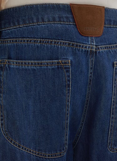 Jean 5 poches avec détails en Alcantara® Ferrari Jean 5 poches avec détails en Alcantara® Blu Denim CDMTR0014DCO0014f