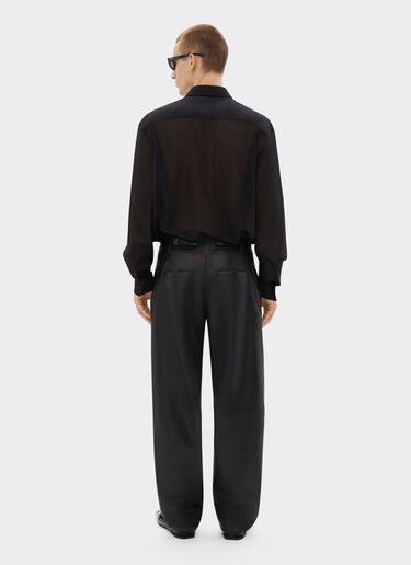 Ferrari Trousers in nappa leather Black 21642f