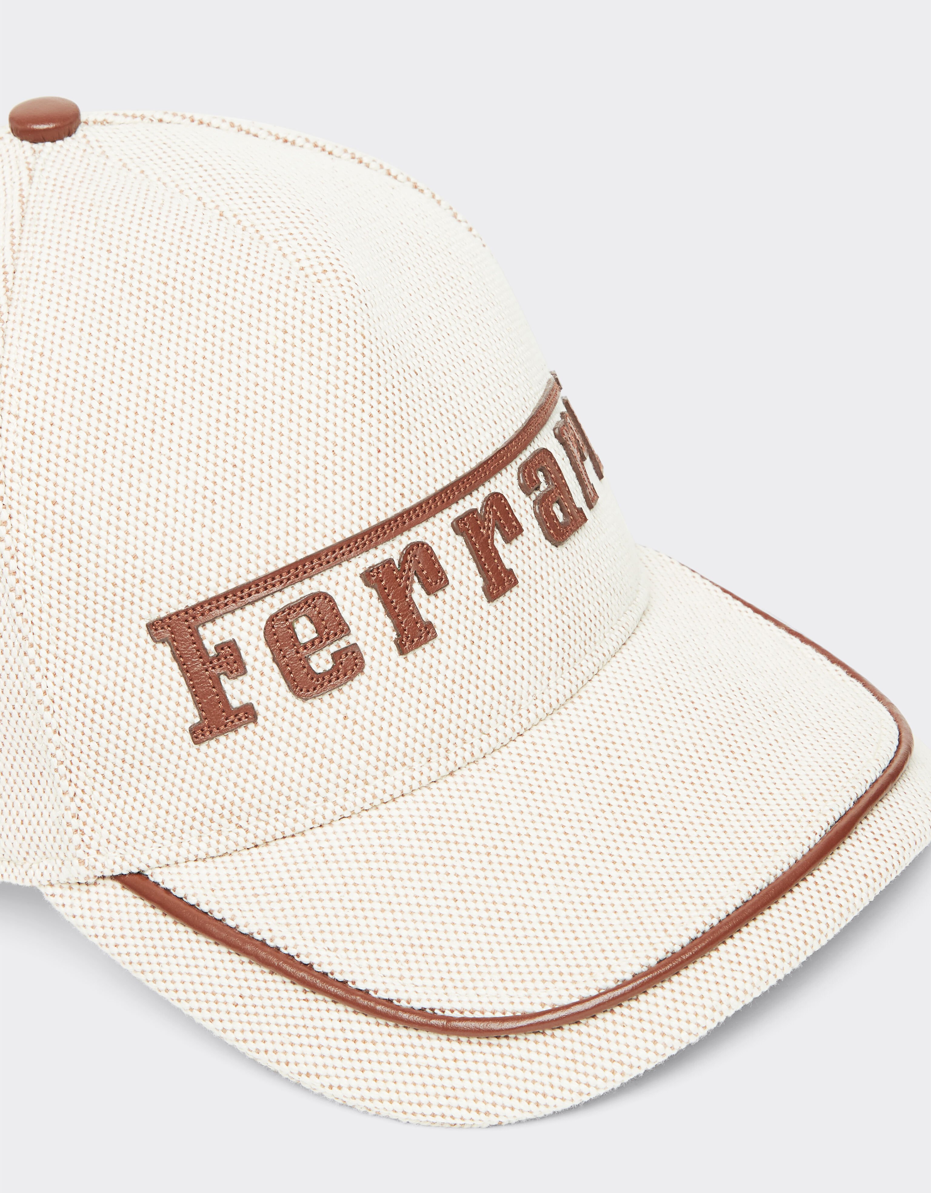 Ferrari Baseball cap with embroidered Ferrari logo and leather details Hide 21931f