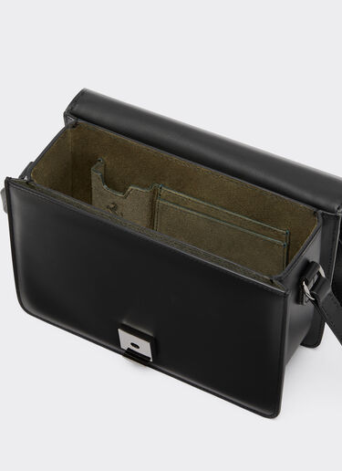 Ferrari Ferrari GT crossbody bag in smooth leather Black 20555f