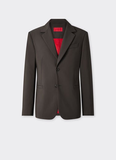 Ferrari Blazer in cool Q-Cycle® wool Dark brown 50036f