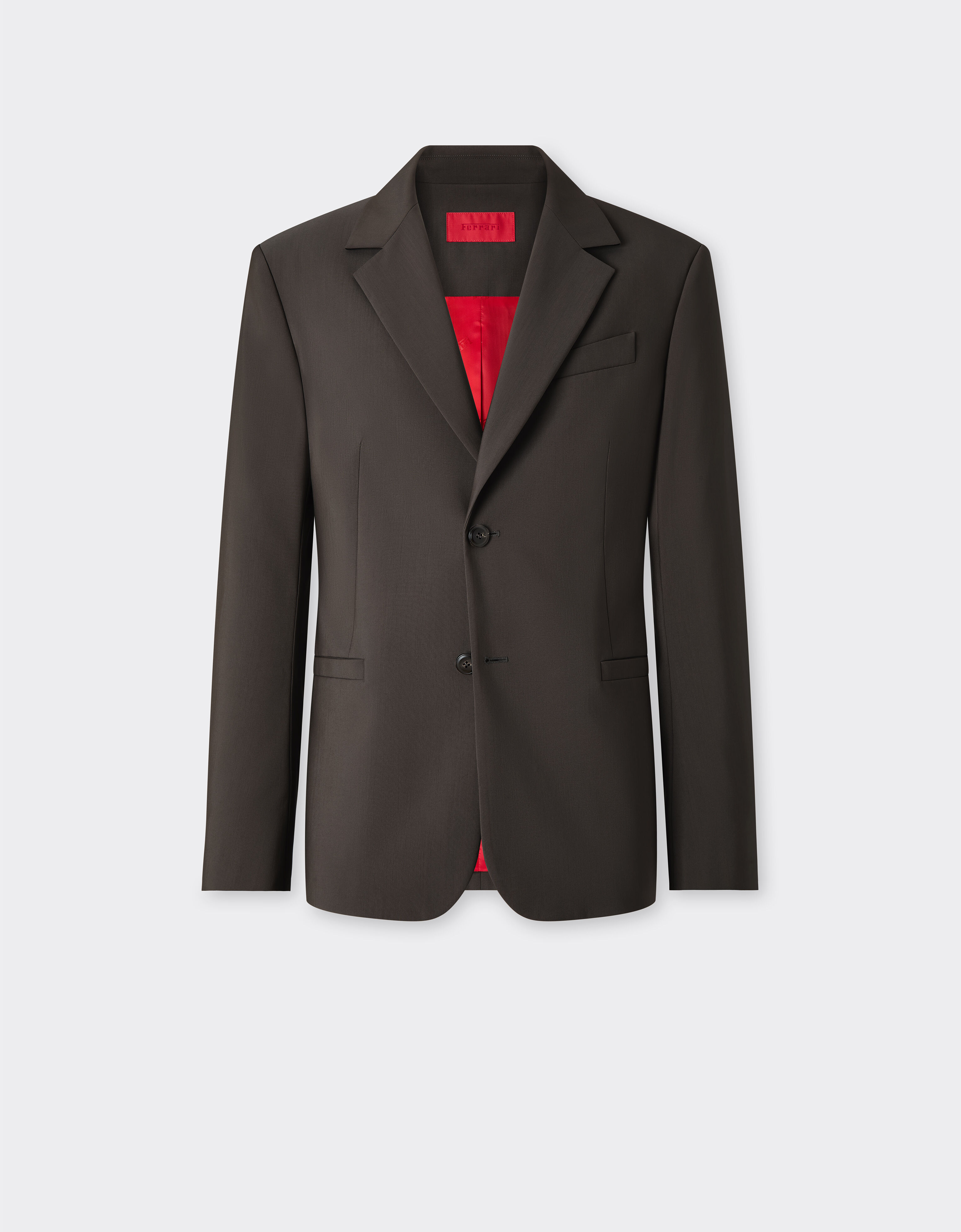 Ferrari Blazer in cool Q-Cycle® wool Dark brown 50036f
