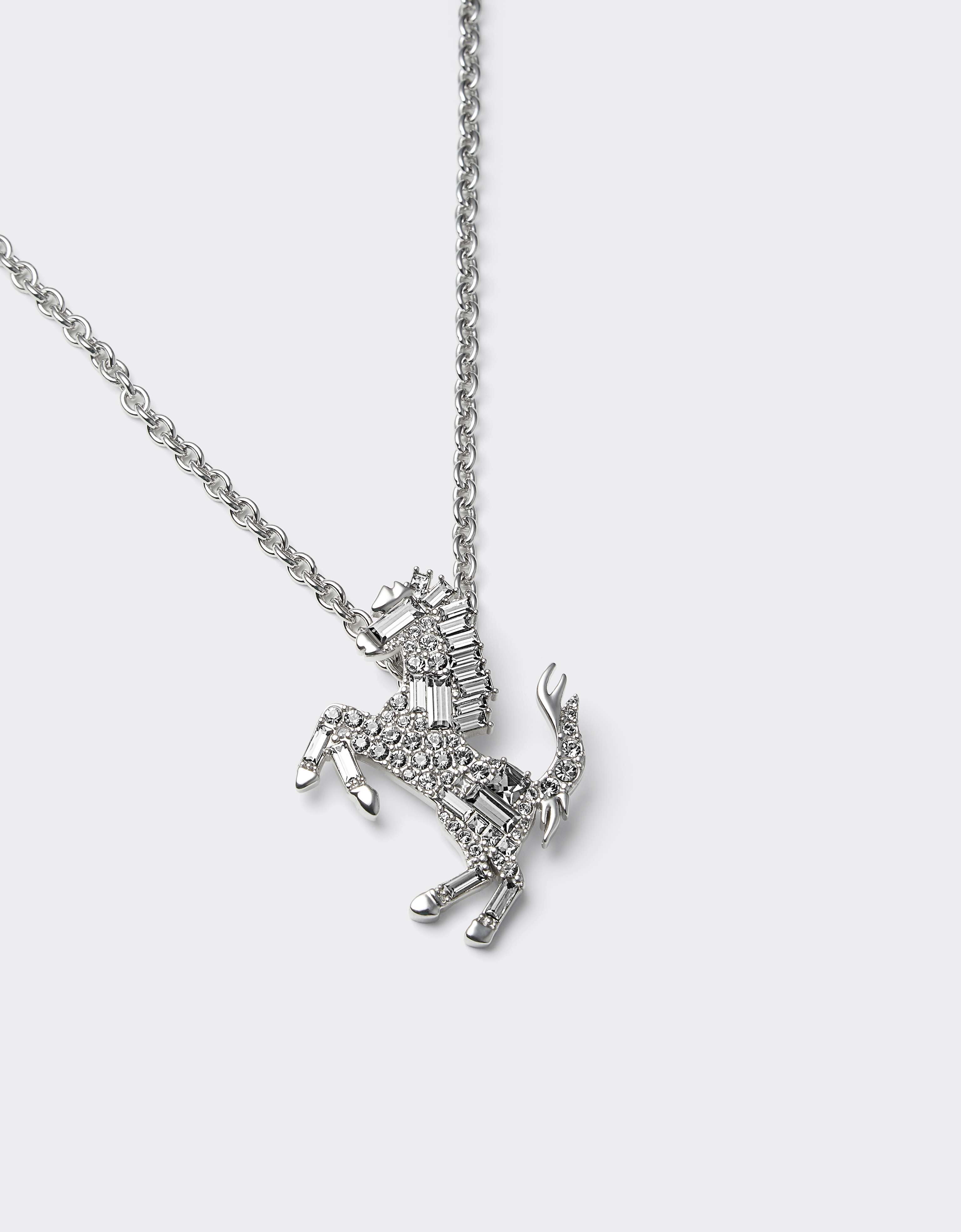 Antracite 跳ね馬 ストラス ネックレス | Ferrari®