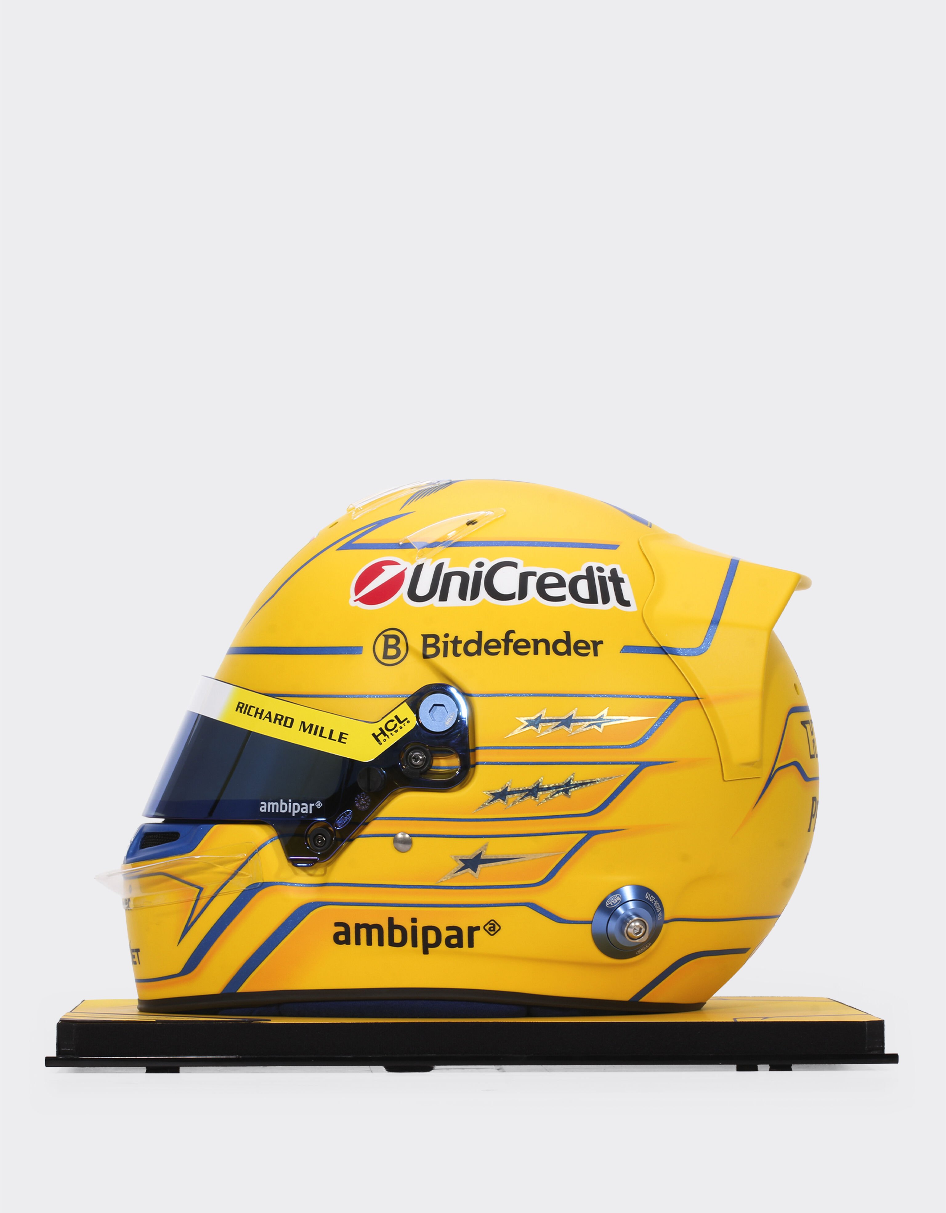 Ferrari Casco Lewis Hamilton Miami Edición Especial 2025 a escala 1:1 MULTICOLOR LA078f