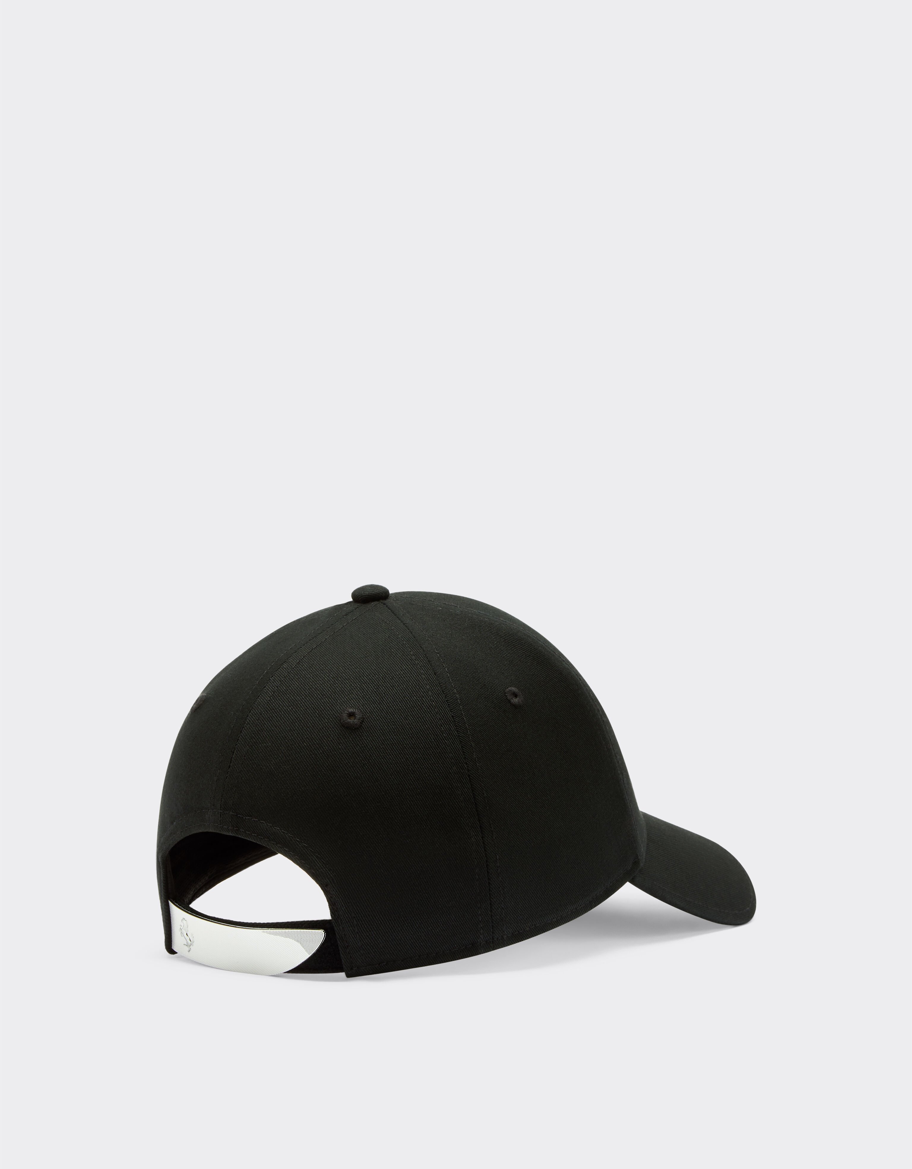 Ferrari Gorra de béisbol con logotipo engomado Negro 20403f