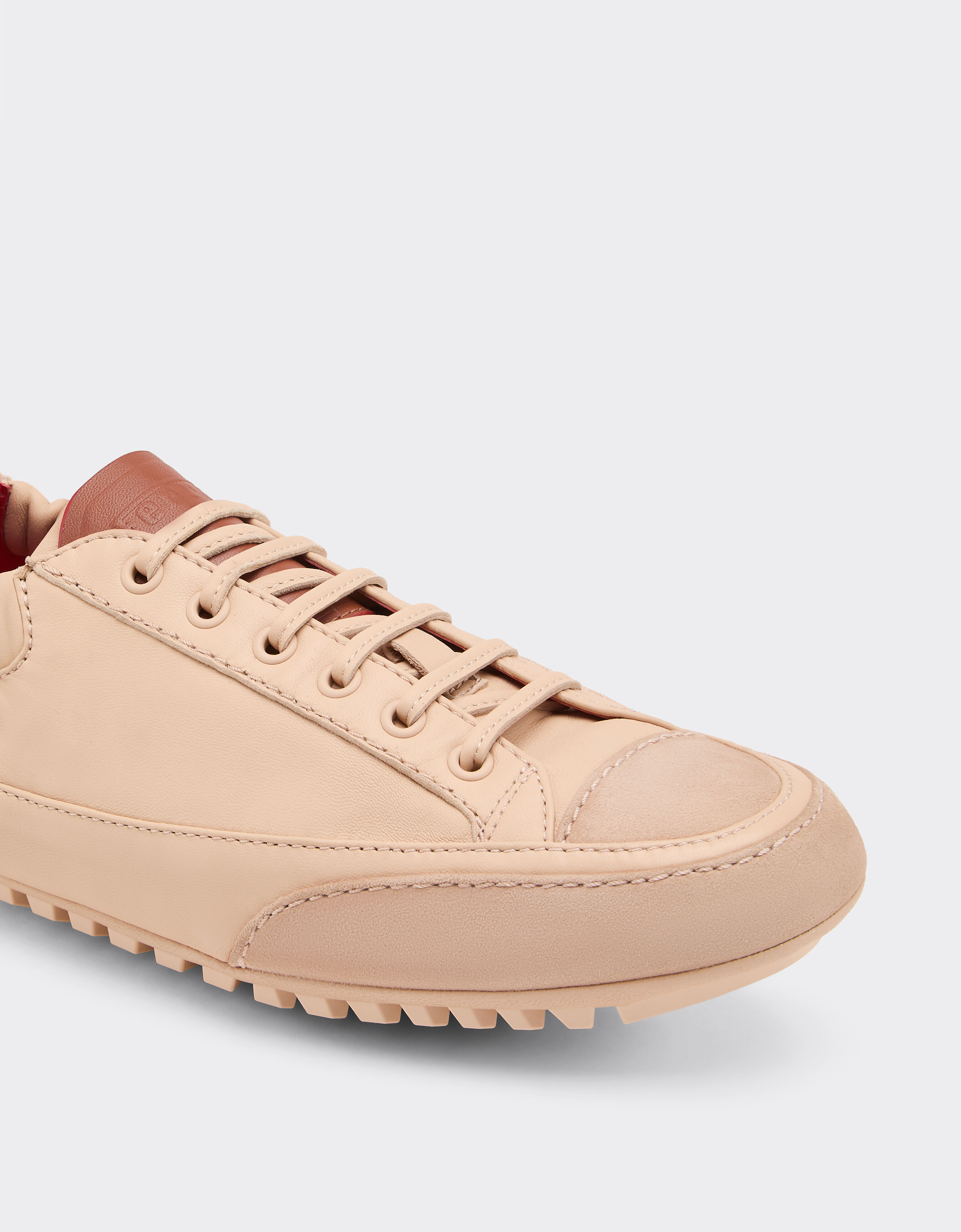 Ferrari Pilote en cuir nappa et daim Nude 22736f