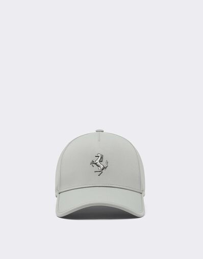Ferrari Gorra de béisbol con el Cavallino Rampante de metal Olive green CANCP0006WPL0003f
