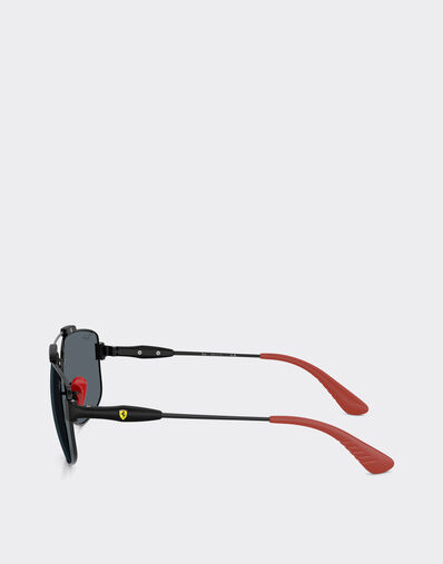 Ferrari Ray-Ban for Scuderia Ferrari RB3789M ブラックメタル ブルーレンズ Nero LA0JNf