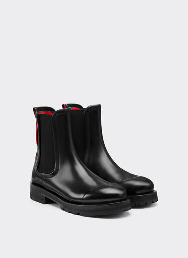 Ferrari Chelsea ankle boot in matte leather Black 22739f