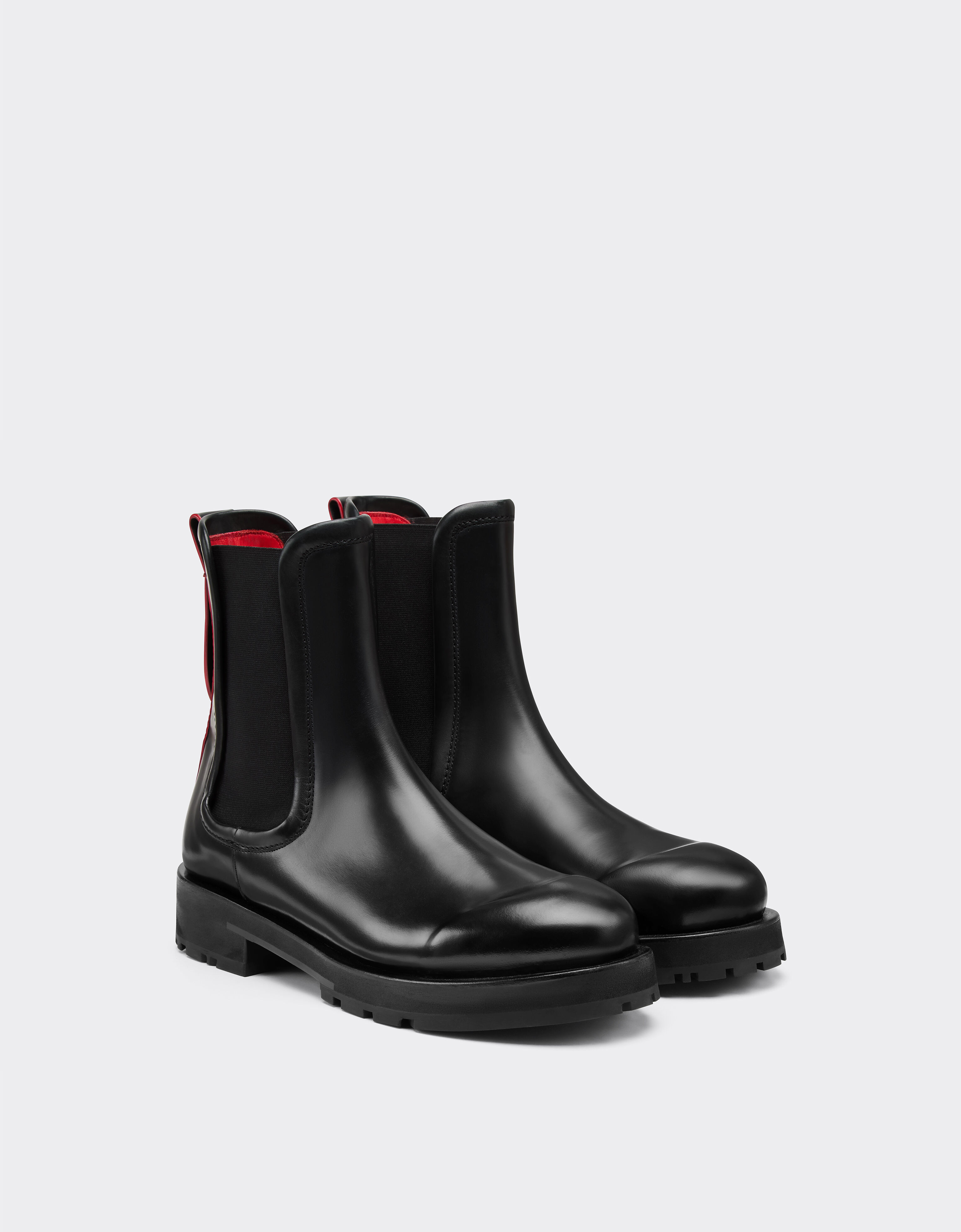 Ferrari Chelsea ankle boot in matte leather Black 22739f