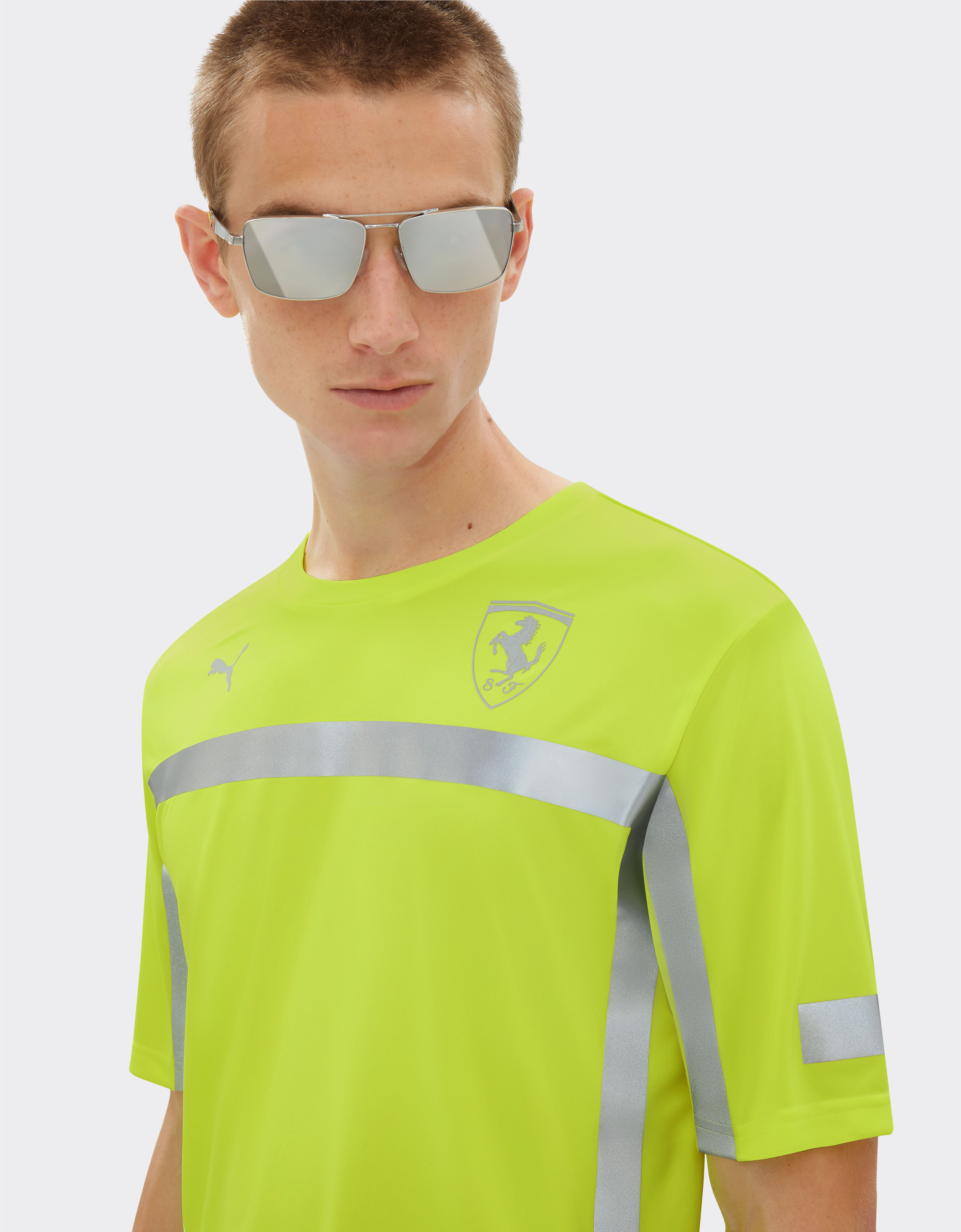 Scuderia Ferrari 2024 Team Reflective T Shirt Size M