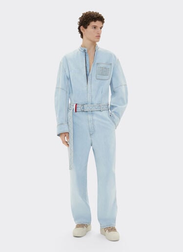 Jumpsuit in denim stone-washed Ferrari x Charles Leclerc Ferrari Jumpsuit in denim stone-washed Ferrari x Charles Leclerc Denim Chiaro 22776f