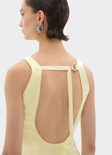 Ferrari Stretch satin top Iris Yellow 49932f