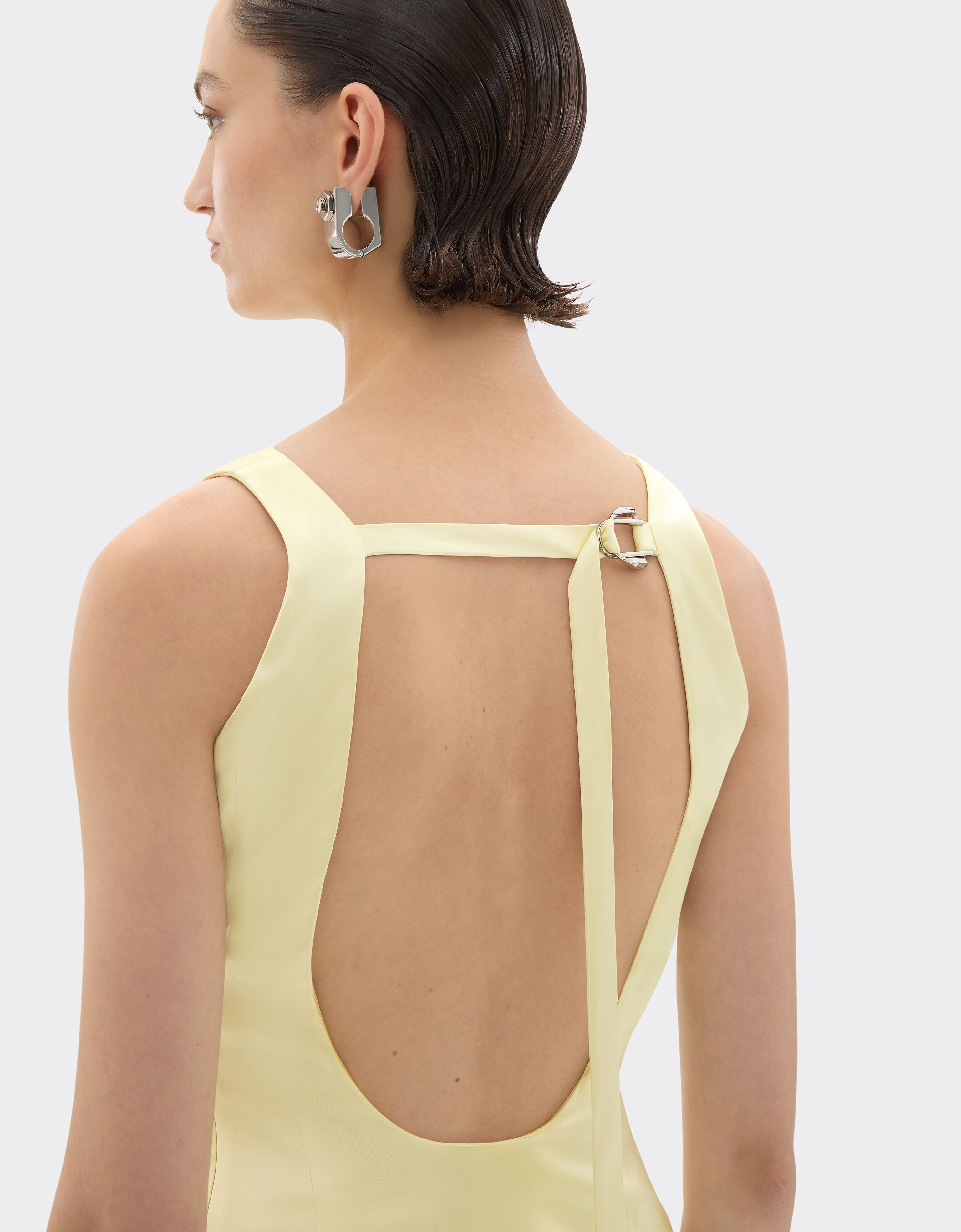 Ferrari Stretch satin top Iris Yellow 49932f