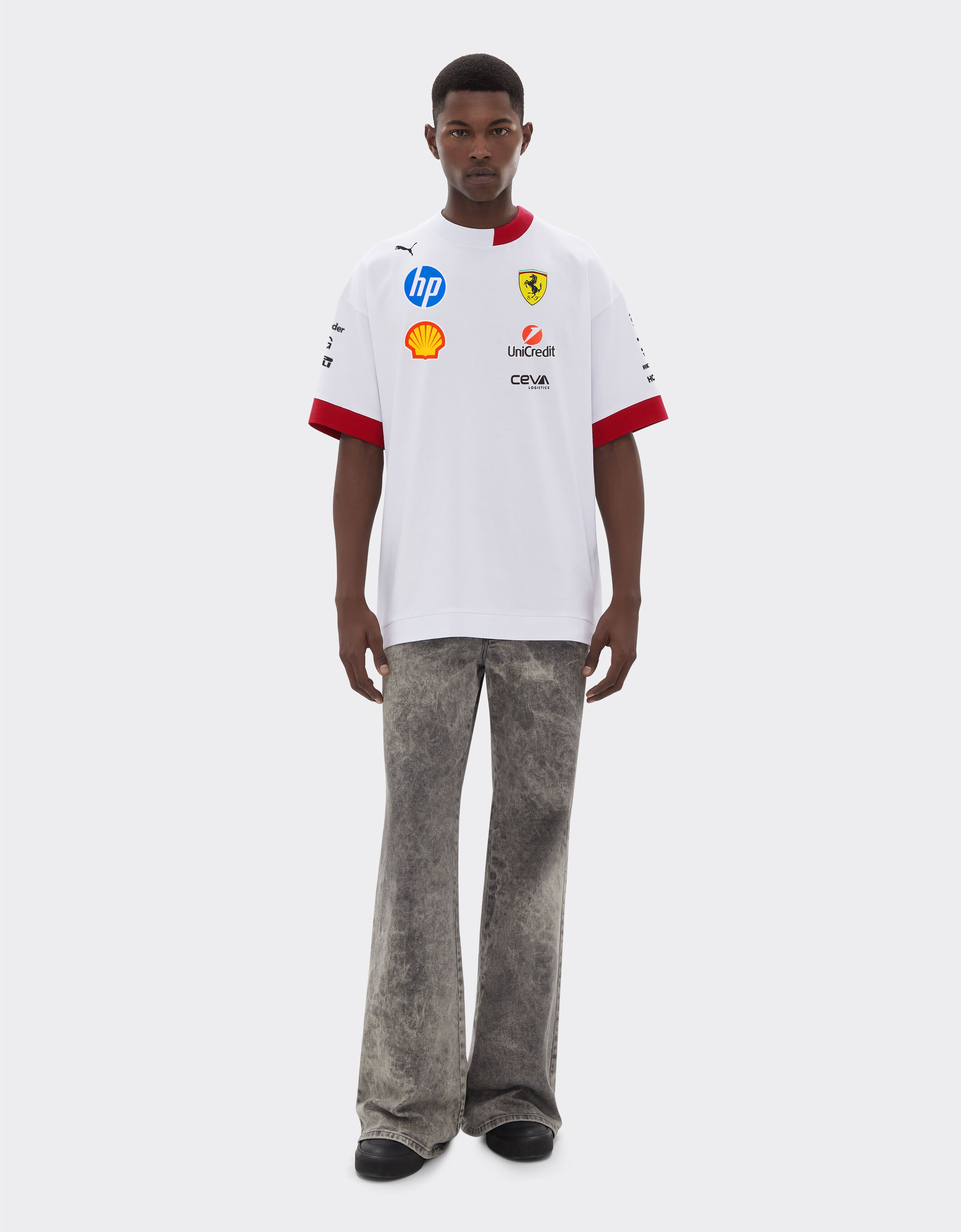 Ferrari Puma for Scuderia Ferrari HP Miami Special Edition T-shirt Optical White LA055f