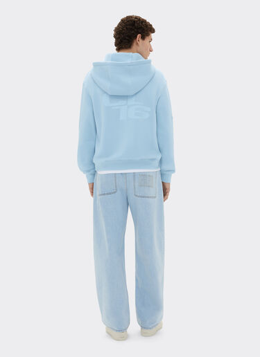 Ferrari Sweat à capuche Ferrari x Charles Leclerc Bleu Acier 49124f