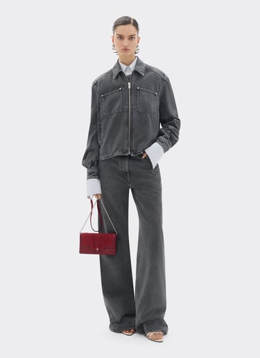 Ferrari Dark marbled denim trousers Granite Gray 49946f