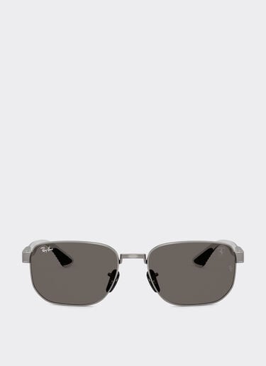 Ferrari Ray-Ban for Scuderia Ferrari RB8329M in gunmetal metal with dark grey lenses Gunmetal LA0JYf