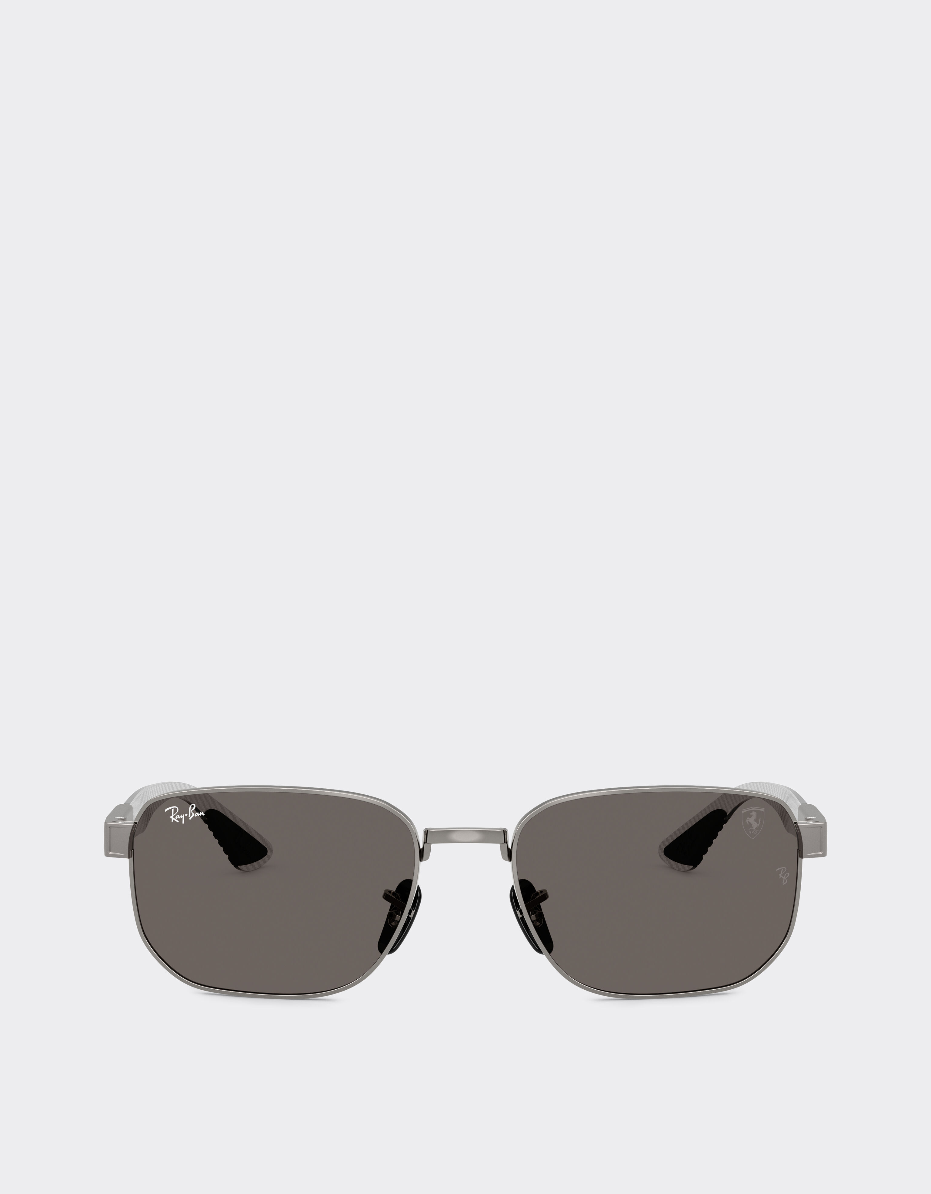 Ferrari Ray-Ban for Scuderia Ferrari RB8329M in gunmetal metal with dark grey lenses Gunmetal LA0JYf