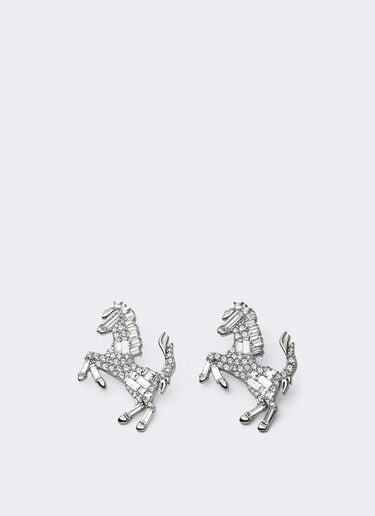 Pendientes Cavallino Rampante Strass Ferrari Pendientes Cavallino Rampante Strass Antracite CGWEA0011JU00005f