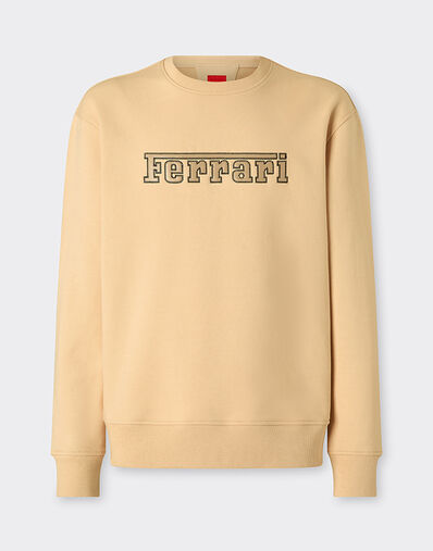 Ferrari Cotton sweatshirt with Ferrari patch Jute 50834f