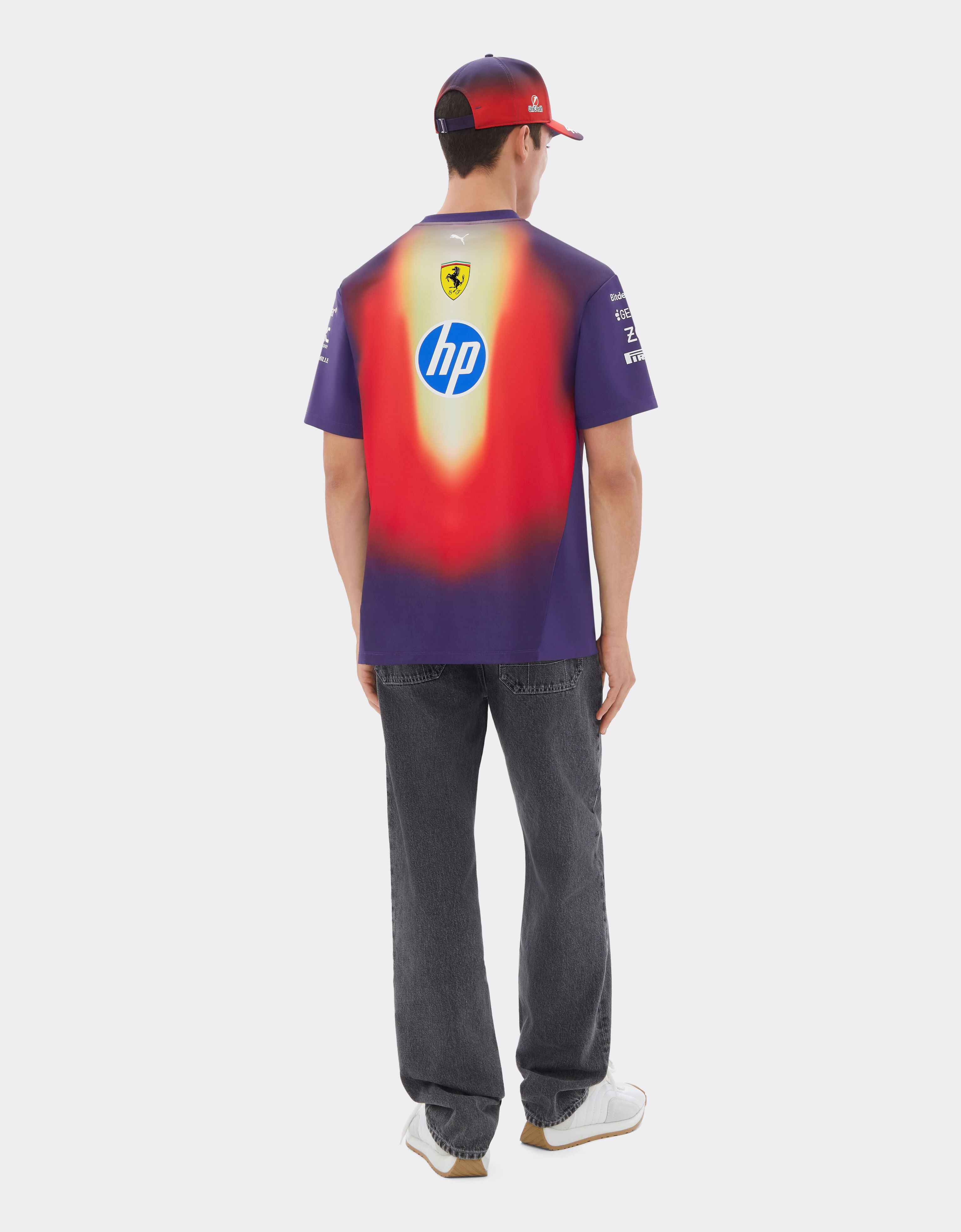 Ferrari Puma Replica T-shirt for Scuderia Ferrari HP China 2026 Viola LA0GQf